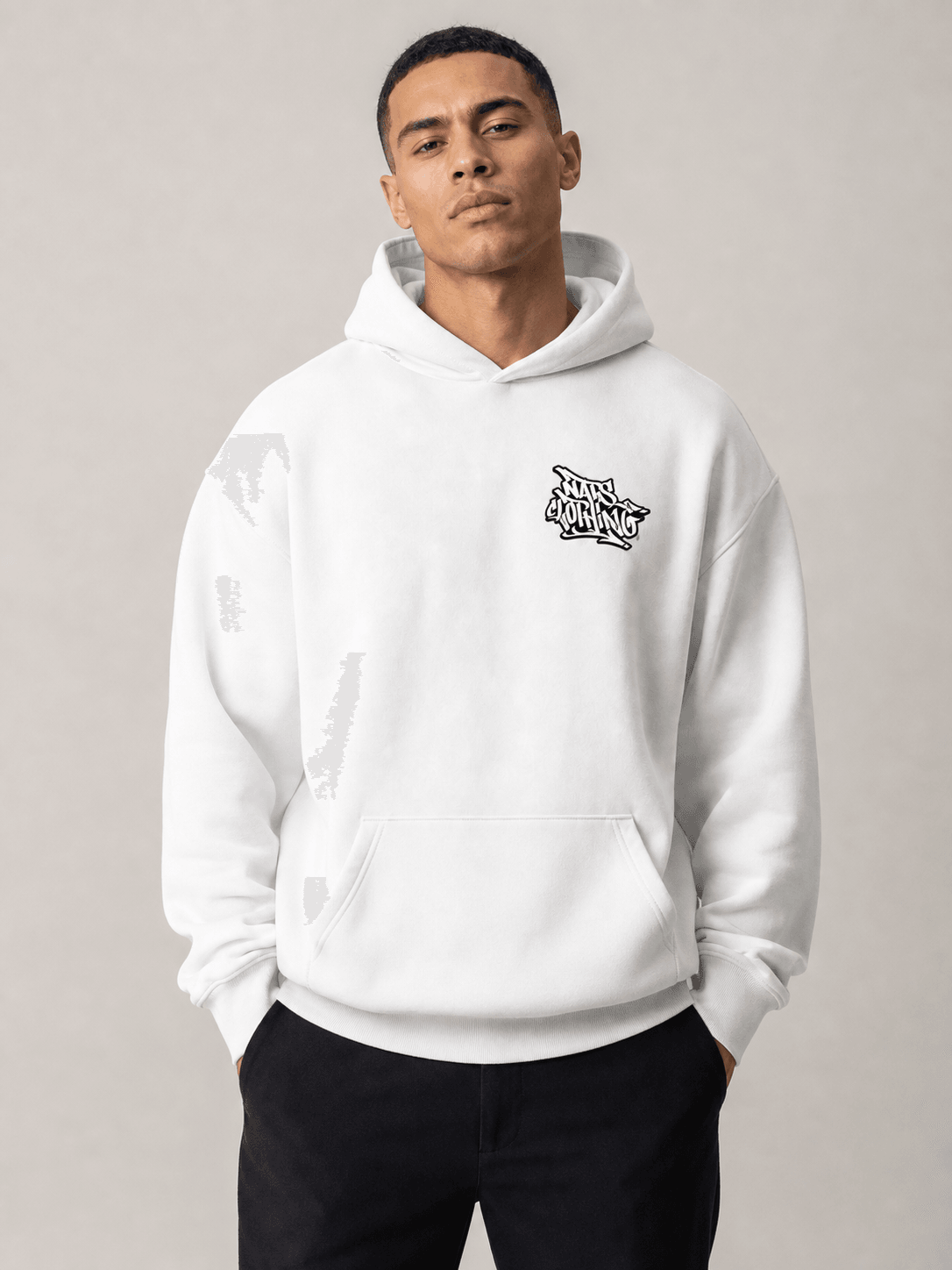 NATS Graff Hoodie Adult Blanc