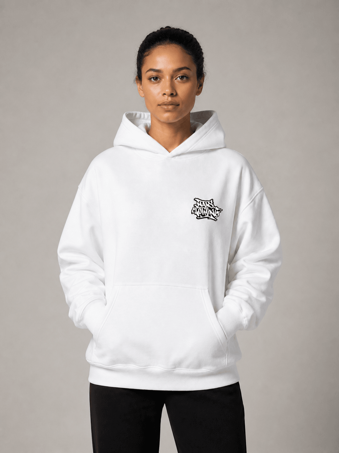 NATS Graff Hoodie Adult Blanc