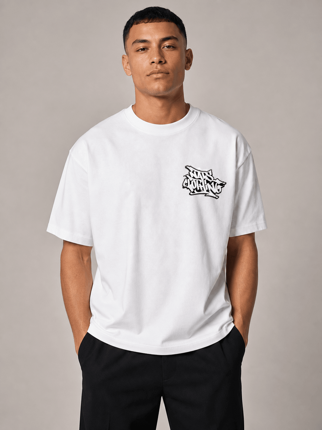 NATS Graff T-Shirt Adult Blanc