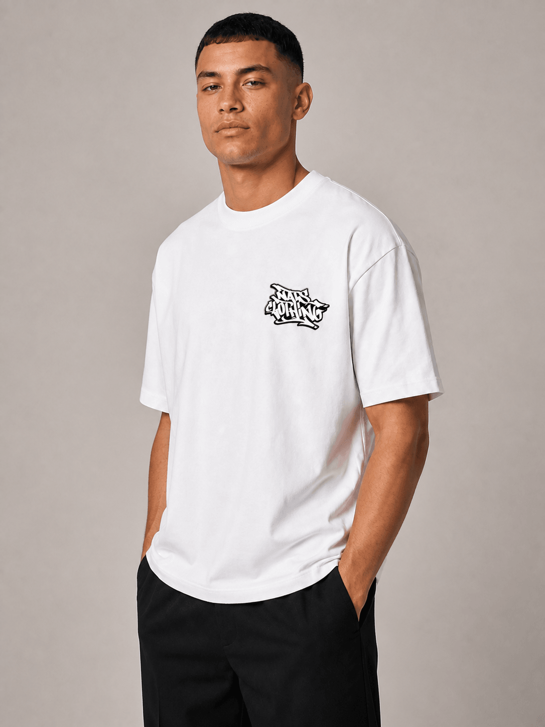 NATS Graff T-Shirt Adult Blanc