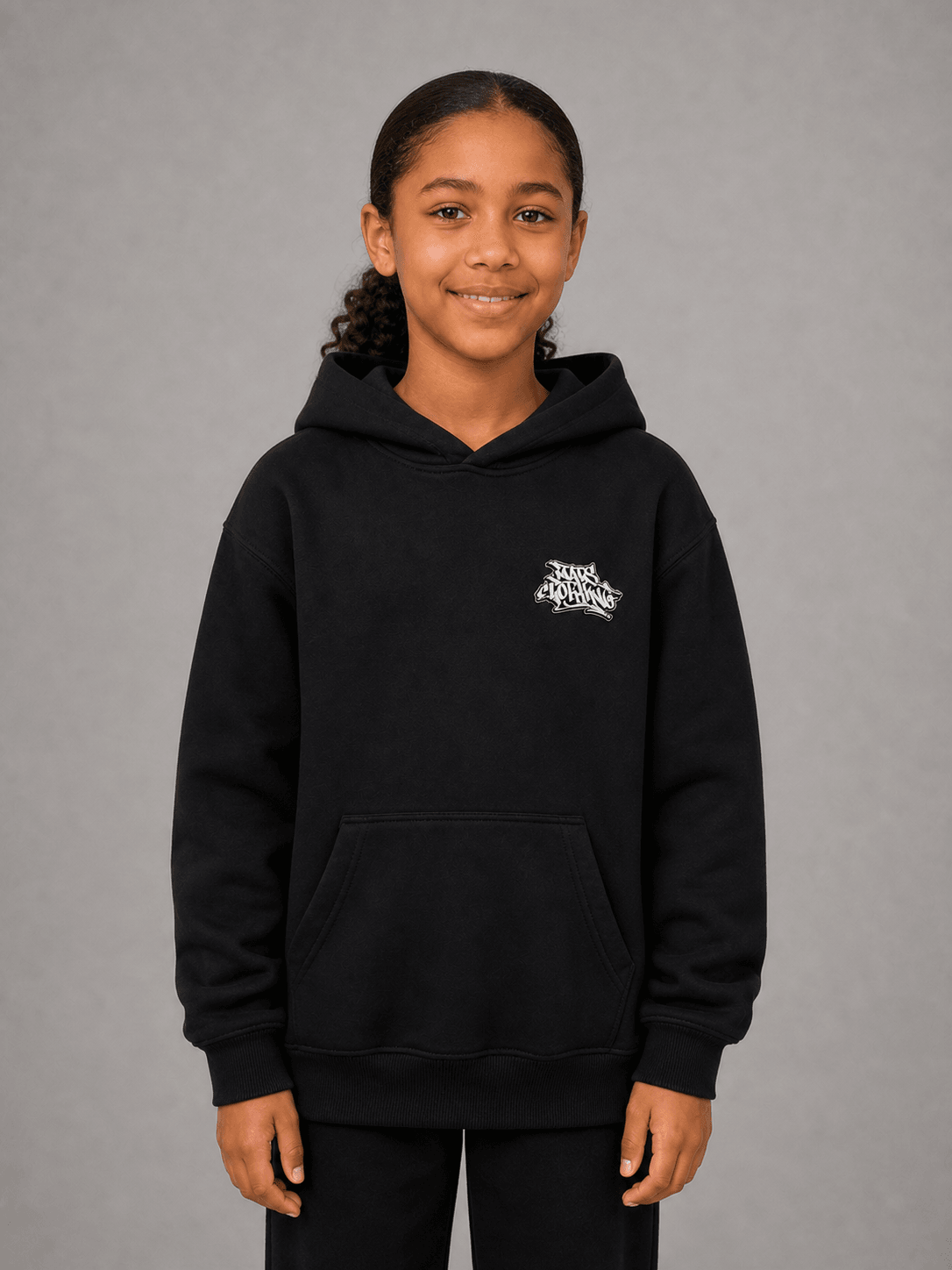 NATS Graff Hoodie Kids Noir
