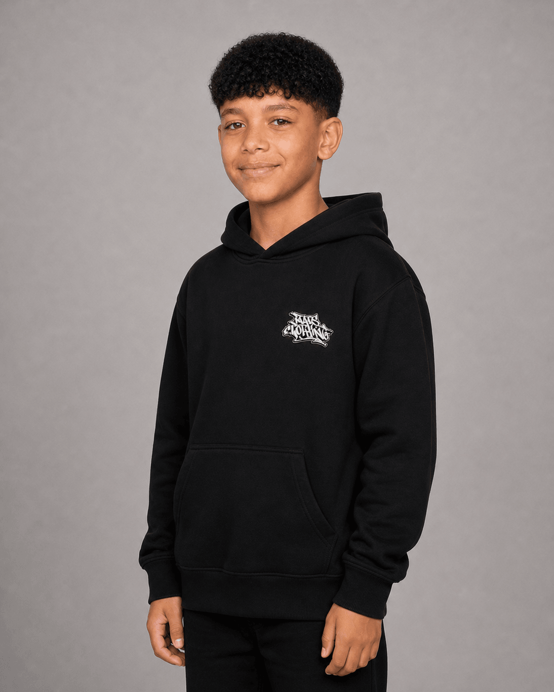 NATS Graff Hoodie Kids Noir