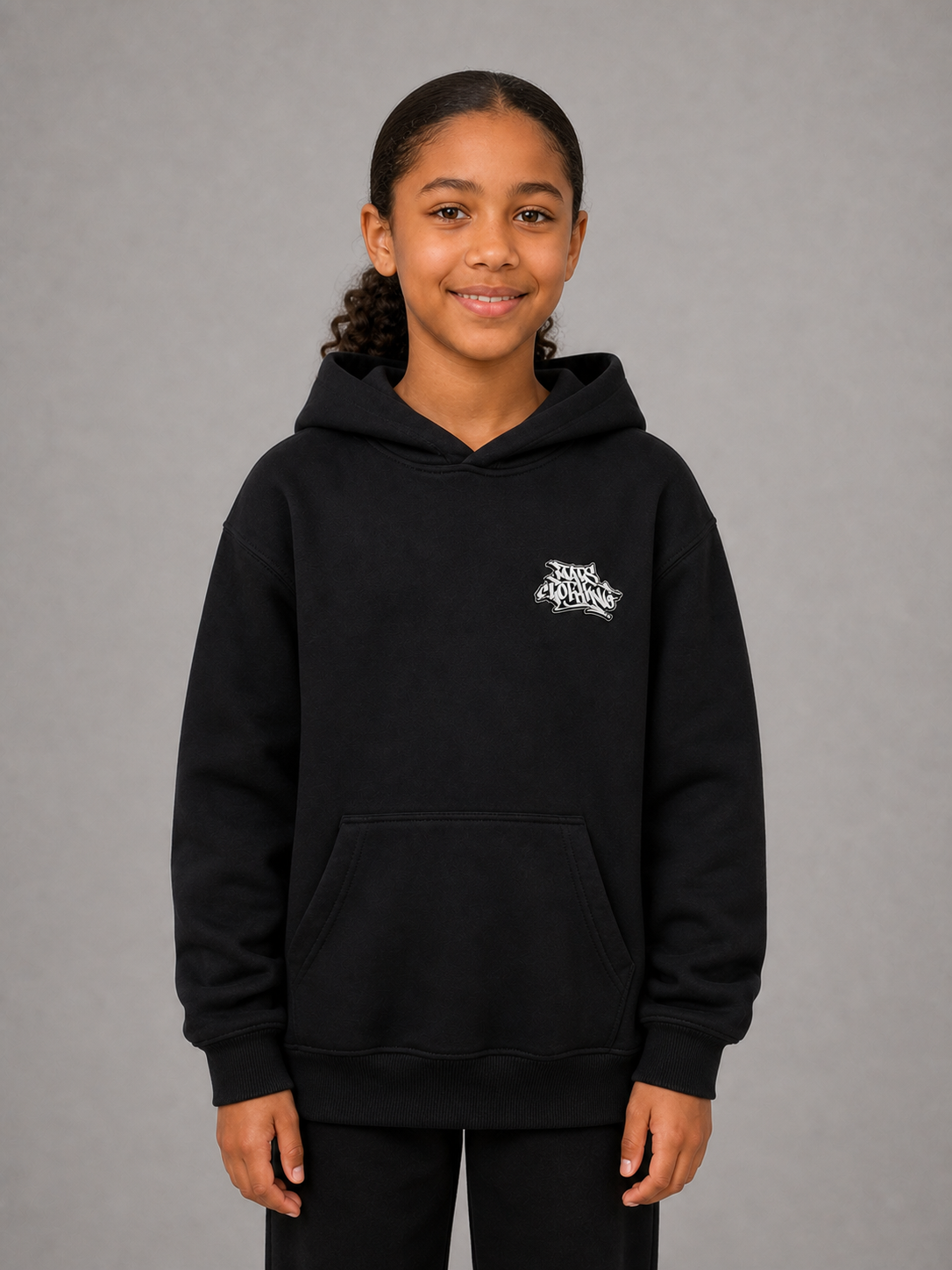 NATS Graff Hoodie Kids Noir