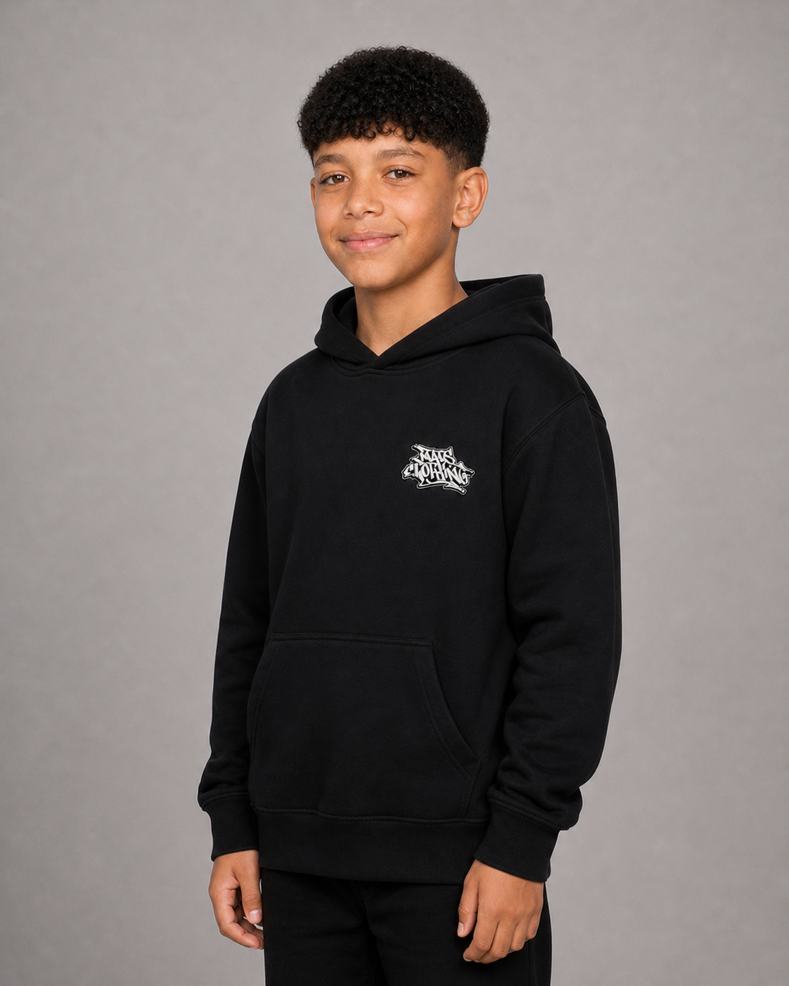 NATS Graff Hoodie Kids Noir