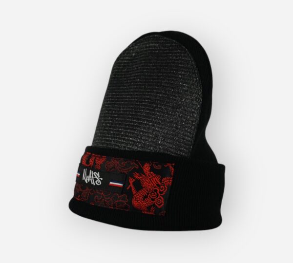 Bonnet Headspin Rouge Dragon – Image 2