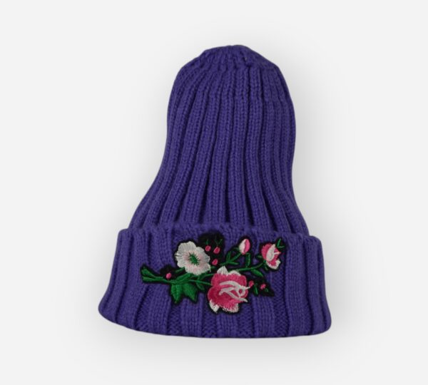 Bonnet Violet Floral Nats