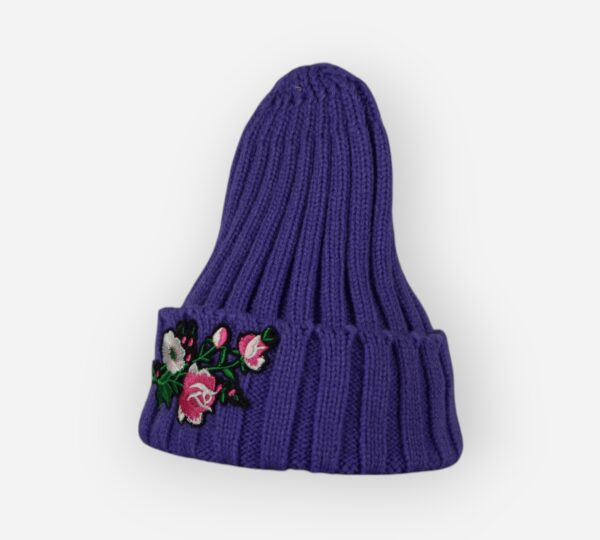 Bonnet Violet Floral Nats – Image 2