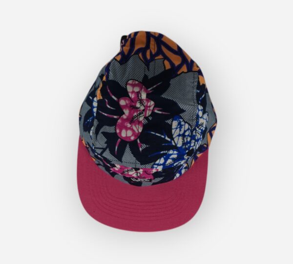 Casquette Rose & Gris Floral – Image 3