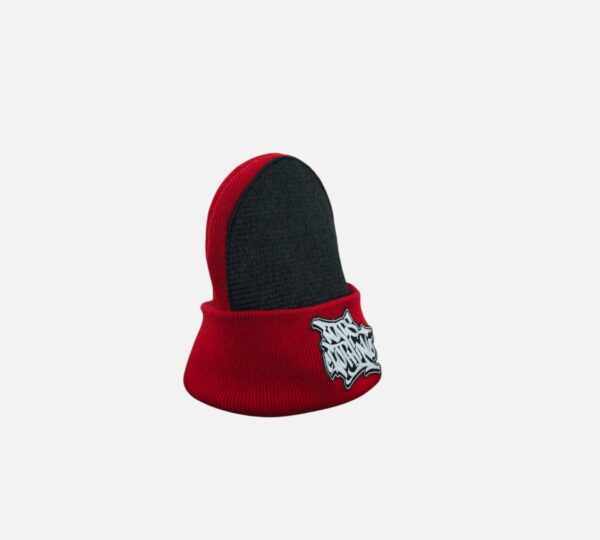 Bonnet Headspin Rouge Graf Noir – Image 2