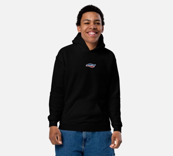 Pull à Capuche Noir Classic French – Image 8