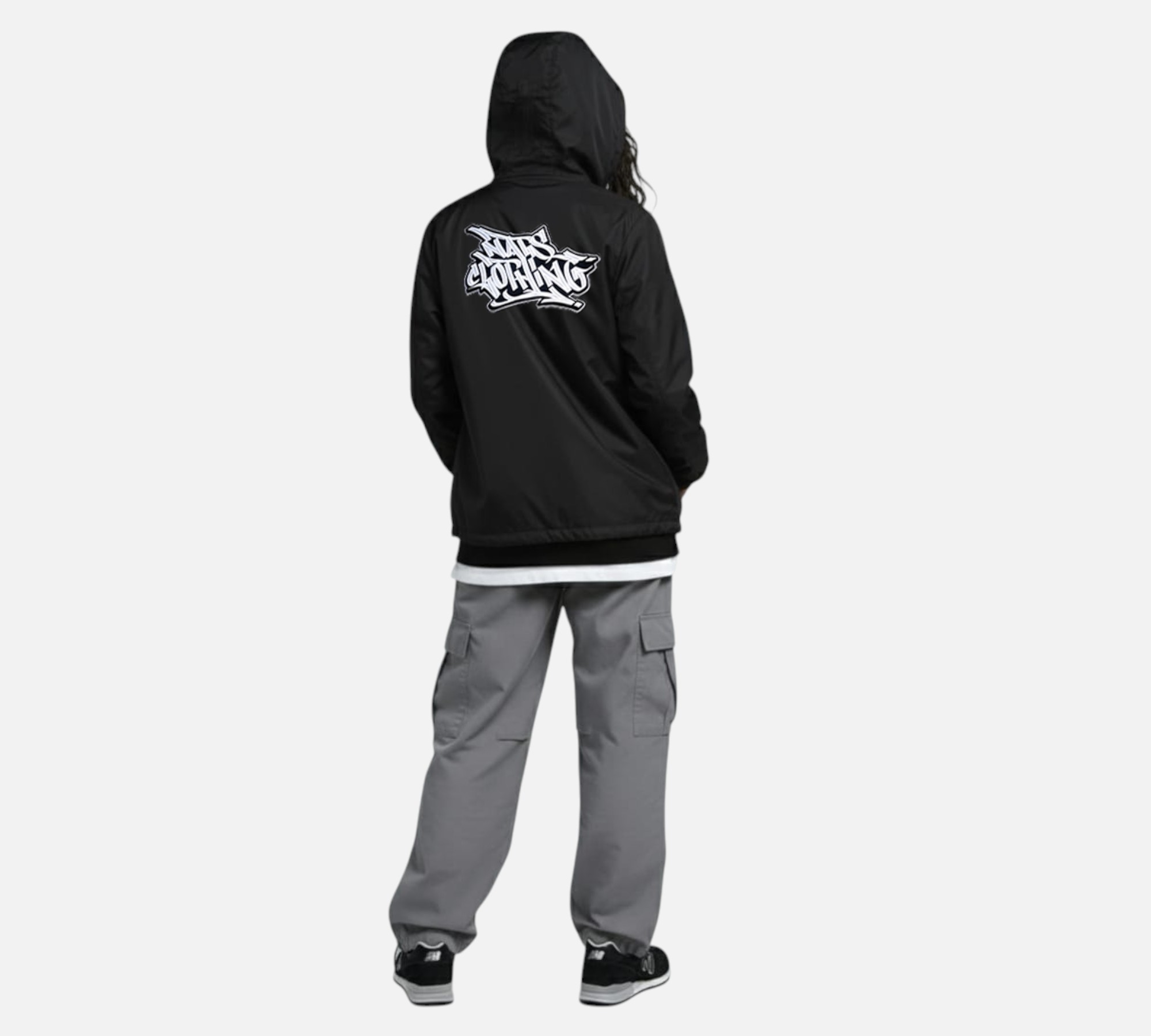 Nats Coupe-Vent Noir Classic Graff – Image 4